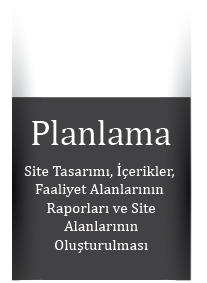 web site planlama